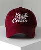 Bichiseuaenkeulim Original Logo Ball Cap-Burgundy