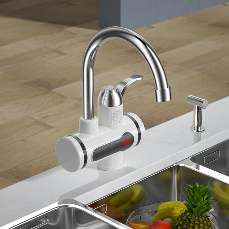 Neue Ankunft Heißer Wasserhahn Wasserhahn Küche Elektrische Wasserhahn Wasser Heizung mit Led Digital