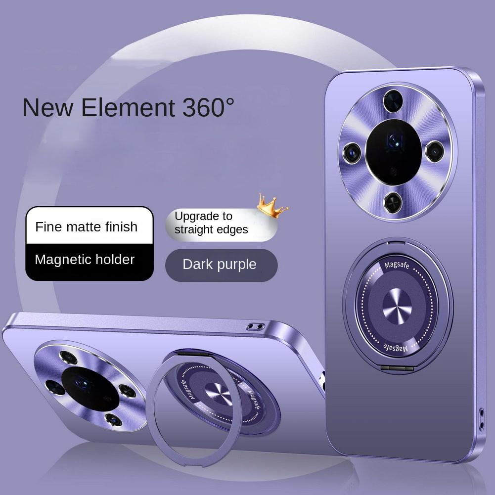 Invisible Metal Rotating Magnetic Mount Case For Honor X80 Pro Max X70 Honor Magic 8 Lite 7 Pro 6 X9D X9C Full Lens Cover