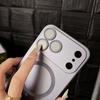  For Magsafe Magnetic Charging Case For iPhone Air 17 16 15 14 13 12 11 Pro Max Plus Glass Lens Protection Frosted Cover
