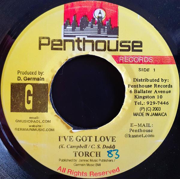 

7inch Record TORCH - I ve Got Love NONE Penthouse Recor 2003 Jamaica Reggae, Ska & Dub Used