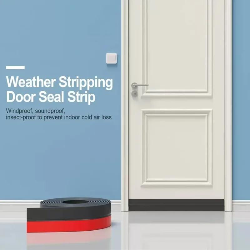 1pc Waterproof Self-Adhesive Strip For Sealing Door Gaps Soundproof Insect-Proof And For Dustproof And For Glass Doors And Windo