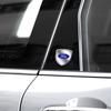 KLYD4 Car Styling Metal Side Front Fender Trunk Shield Badge Stickers For Ford Mustang Focus Mondeo Kuga Fiesta MK7 Escort Edge S-max