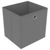 Würfelregal mit 9 Stoffboxen Grau 103 x 30 x 107,5 cm Stoff