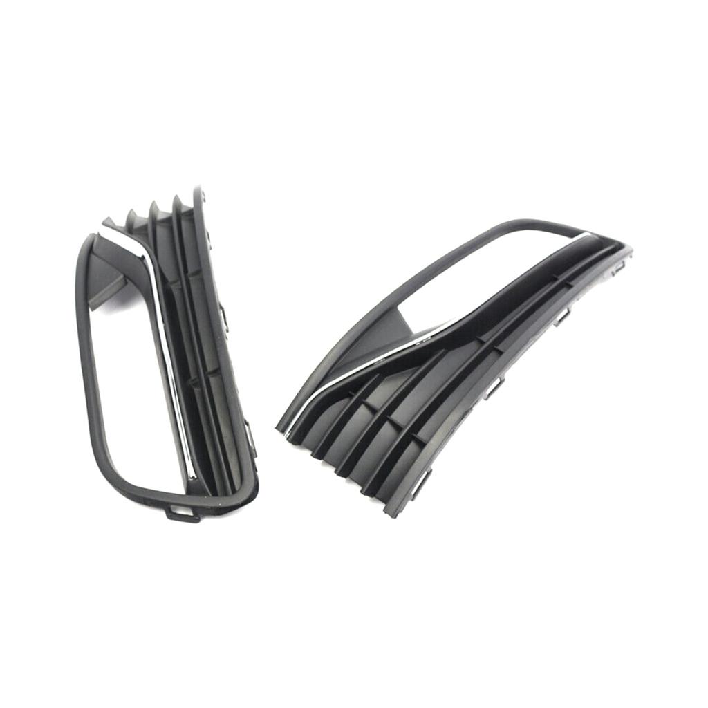 Front Bumper Lower Left and Right Fog Light Cover Grills for VW POLO 6R 2014-2017 6C0854661C 6C0854662C