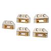 5Pcs Sewing Machine Feed Dog Stainless Steel High Hardness Rustproof Sewing Feed Dog for Repair