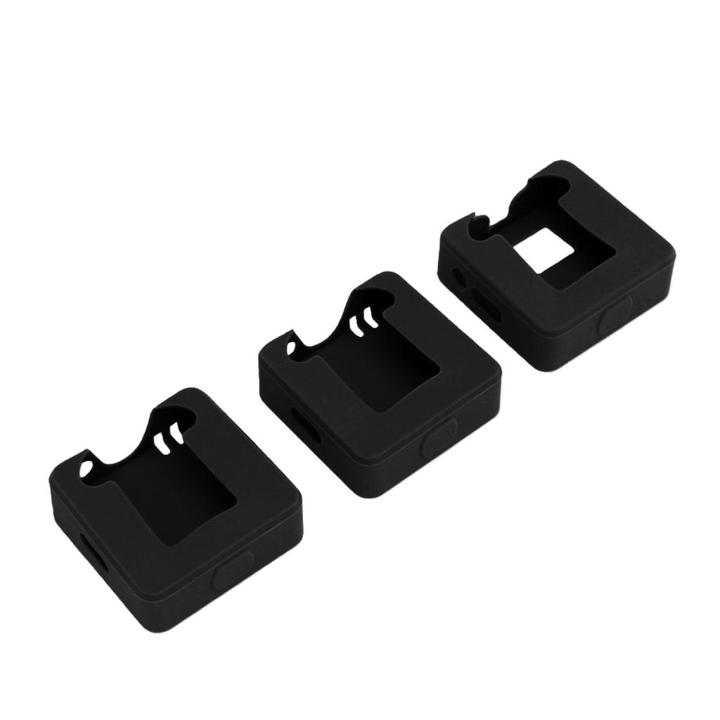 3 Pezzi Custodia Protettiva in Silicone Adatta per RODE Wireless Go II Sistema Microfonico Cover Protettiva Microfono Antiurto