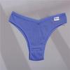 1Pc/Set Women Cotton Brazilian Panties M-XL Comfortable Thongs Underwear Women Bikini Underpants Sexy Low-rise Girl's T-back Panties
