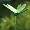5/10PCS Handicraft Lawn Ornament Yard Artificial Dragonfly Thin Stick With Stem Simulation Butterfly