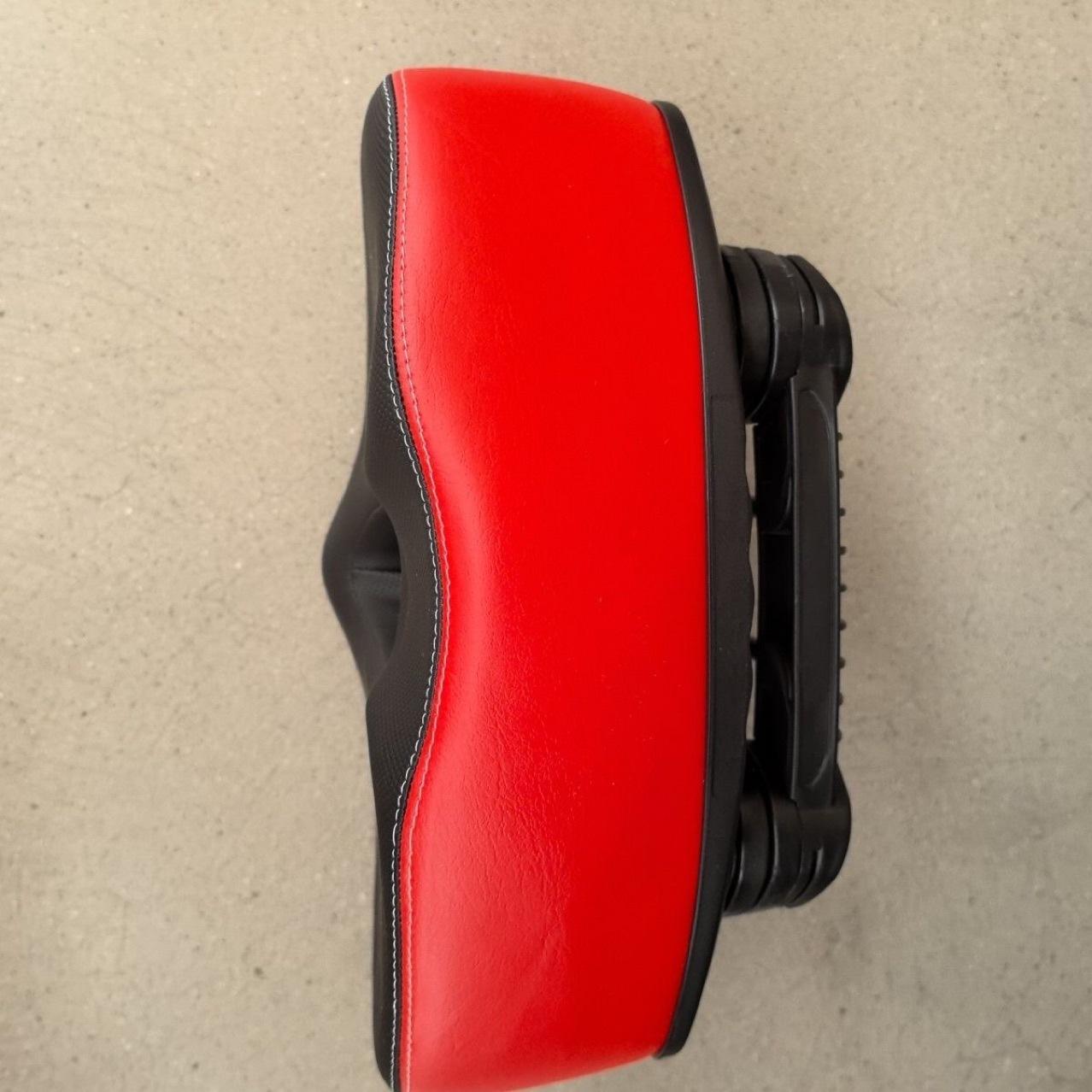 

Electric bicycle noseless seat cushion super soft saddle thickened enlarged shock absorption hollow breathable seat accessories widened large Single saddle красный