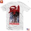 Death Human White TShirt | New Technical Progressive Death Metal Band Tee Unisex
