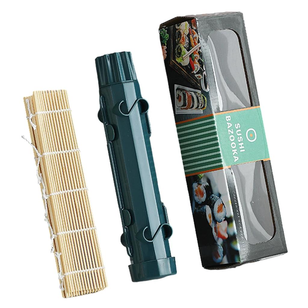 Sushi bazooka kit de machine à sushi, plastique de qualité alimentaire riz légumes viande fait maison kit de bricolage pour faire des sushis outil machine