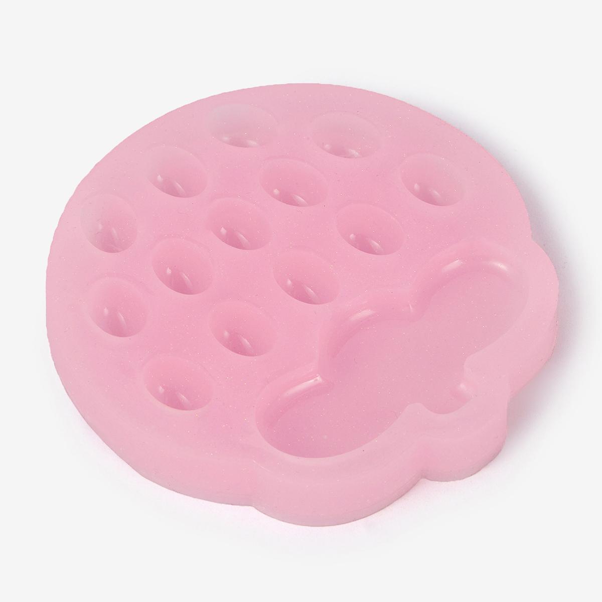 

Многофункциональная силиконовая цветовая палитра для макияжа, дизайна ногтей, вышивки, инструмента для подтяжки ресниц