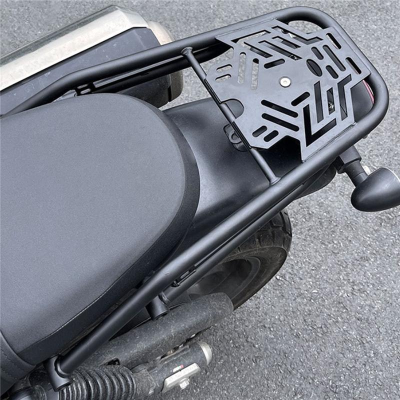 A16P-Rear Tail Rack Mount Bracket Luggage Holder Cargo Shelf Top Box Case Suitcase Carrier For Honda CL250 CL300 CL500 23-24
