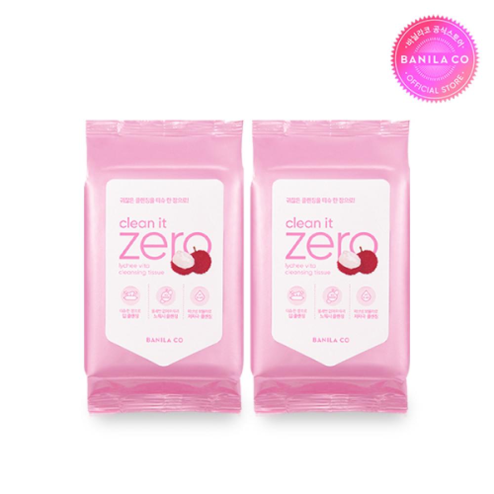 Banilaco [2pack] Clean It Zero Rich vIta Cleansing Tissue 30 Sheets FREE