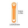 1pc Plastic Bookmark, 3D Printed Creative Bookmark, Cute Footprint Bookmark, Marker, Suitable for Books and Notebooks