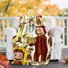 1pc Curious George8 Theme Blanket - Digital Print, Polyester, Cozy for All Seasons, Perfect for Outdoor, and Travel