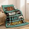Cozy Game-Themed Fleece Blanket with Soft HD Digital Print Perfect Gift for Family And Friends Made from Soft And Breathable 100%