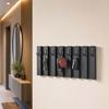 Wooden Key Hanger Lamele 60cm Black