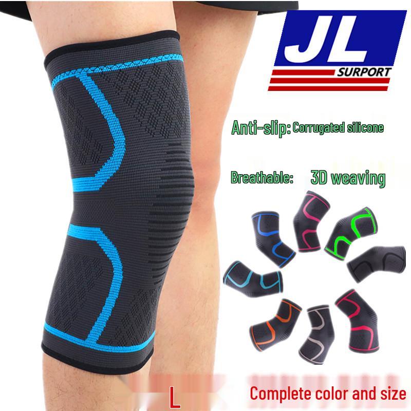 Atmungsaktive rutschfeste Nylon-Sport-Knieschoner für Basketball, Laufen, Radfahren & Fitness