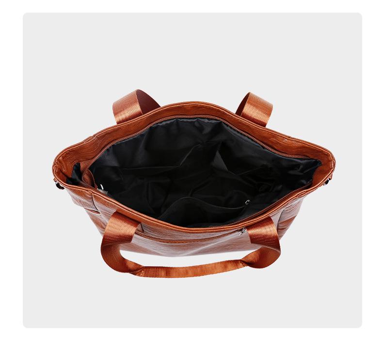 Urban Minimalistisch Weiches Leder Damen Handtasche mit großer Kapazität und Umhängetasche 2025