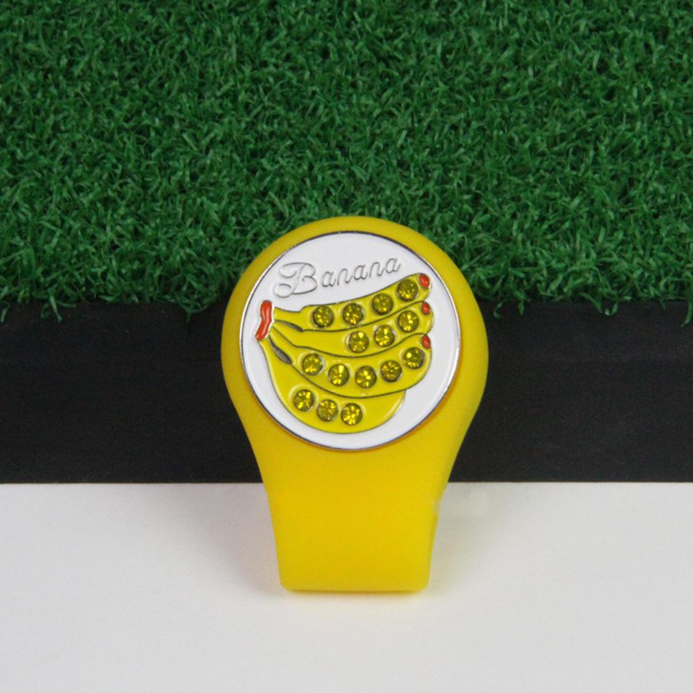 Golf Hat Clip Fruit Animal Plant Pattern Detachable Soft Lightweight Practical Silicone Golf Ball Marker
