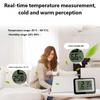 Digital Alarm Clock with Large LCD Display Backlight Temperature Hygrometer Monitor Flexible Mounting Option Easy Setups