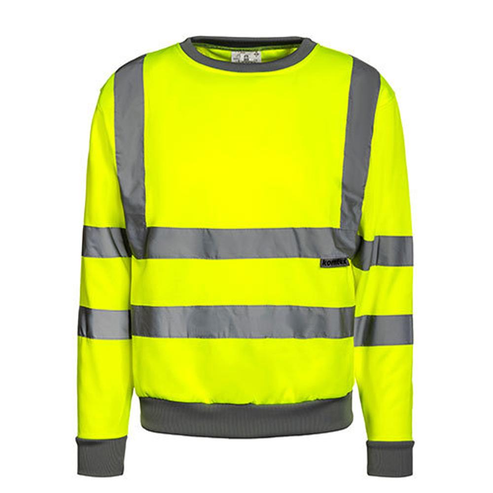 Korntex Mens Limerick Hi-Vis Work Sweatshirt