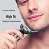 Cross New Men's Rechargeable Electric Shaver: Full Body Washable Rotary Three-Blade Beard Trimmer