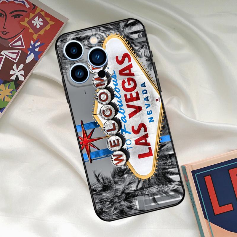 Etui na telefon Poker Kasyno Las Vegas Dla iPhone 16 15 14 12 11 13 17 Pro Max 15 16 Plus 13 Mini 16e 17 Air Osłona Funda