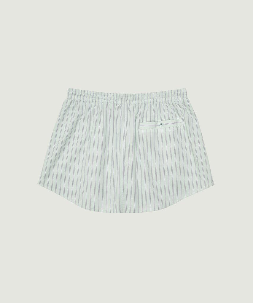 Grove Tess Stripe Skirt (Green)