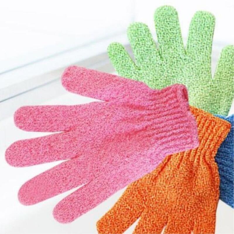 

1 finger glove-type shower towel (random color) WA2AD71
