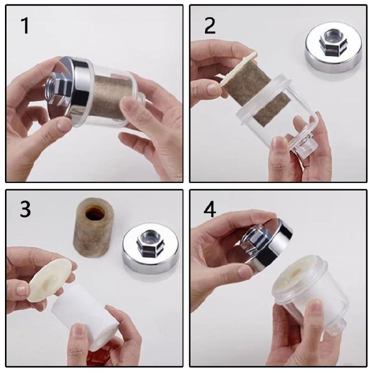 High Performances Showerhead Filter Skin Protections Shower Filter ABS for Reducing Chlorine & Heavy Metals in Water