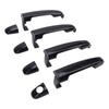 Exterior Door Handles 82651-3K000 Black Outside Door Handle Set for SONATA NF 2006-2010 Set Of 4