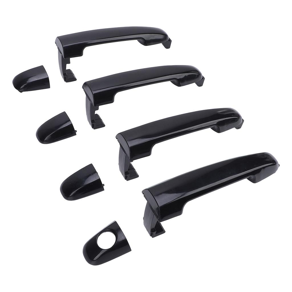 Exterior Door Handles 82651-3K000 Black Outside Door Handle Set for SONATA NF 2006-2010 Set Of 4