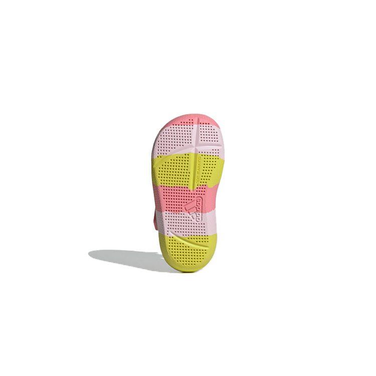 Adidas Slip Resistant Anti Kick Low top Toddler Shoes Pink Yellow Infant And Toddler GX5114