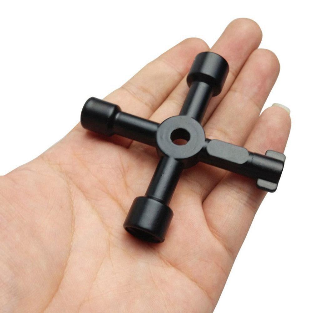 Internal Triangle Key Wrench 4 Ways Elevator Cabinet Wrenches New Cross Switch Alloy Spanner  Home