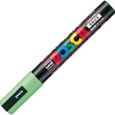 Mitsubishi Pencil Uni Posca Sign Medium Pack of 10 Pens, Point, Yellow-Green, PC5M.5,