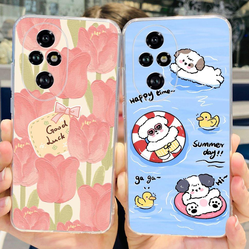 For Huawei Honor 200 6.7"Case Cute Cartoon Panda Astronaut Soft Silicone TPU Cover For Honor 200Pro Honor 200 Lite 5G Phone Case