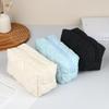 Minimalist Solid Color Storage Bag Pencil Case Niche Lightweight Stationery Box High-value Storage Large Capacity Pencil Box