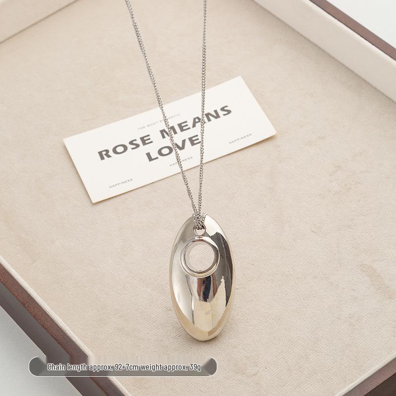2025 Fashion Leather Cord Clavicle Necklace - Women's High-End Luxury Pendant Chain Accessories