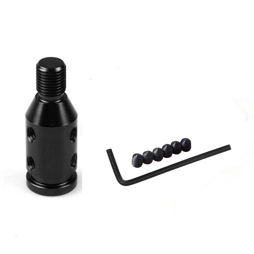 M12x1.25 Universal Car Aluminum Gear Shift Knob Adapter For Non Threaded Shifter
