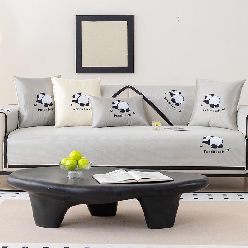 Summer New Sofa Cushion Seat Cushion One Piece Universal Simple New  Combination Sofa Cover Summer Cool Cushion