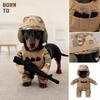 Pet Soldier Uniform Costume for Dogs and Cats