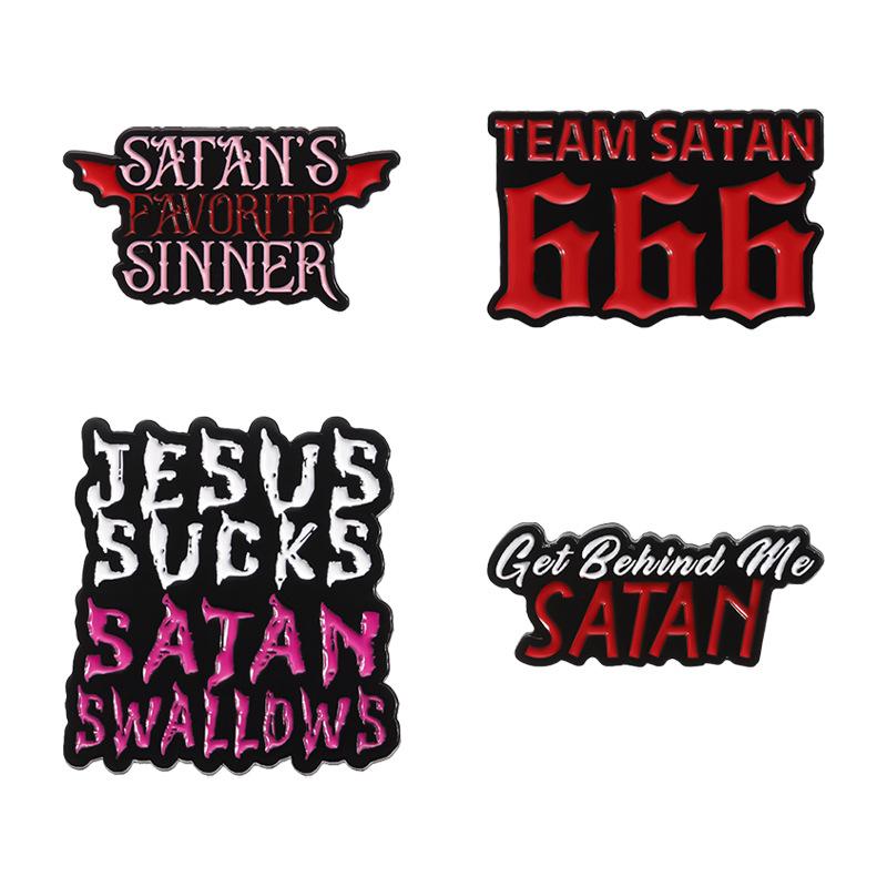 Cartoon Red Trendy Character Brooches In Alloy Material For Accessories Fashionable