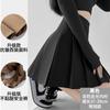 Women High Waist A-Line Pleated Mini Skirt Casual Slim Anti Chafe Liner Skirt For Spring Summer Autumn Daily Wear