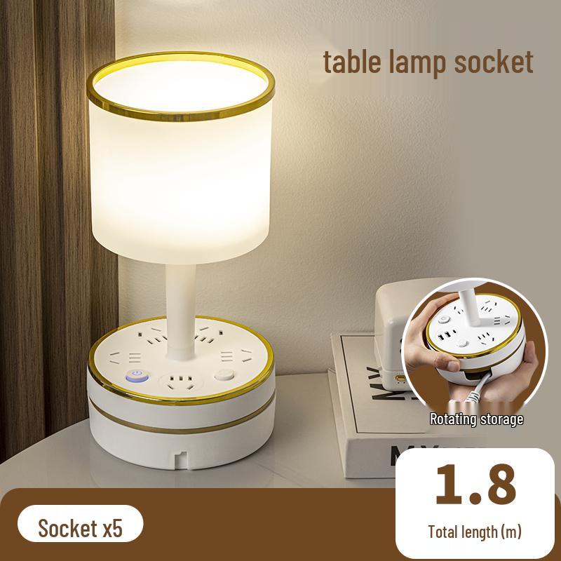 Compact Luxury Night Lamp for Bedroom - Modern Bedside Sleep and Breastfeeding Light