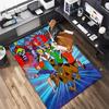 Halloween cartoon comedy adventure movie Scooby-Doo carpet is suitable for living room and bedroom doormats office balcony decorative carpet V14