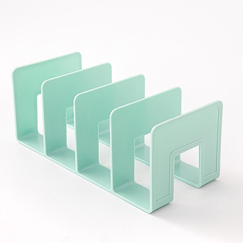 Stojak na książki i organizer akrylowy Morandi - Rozwiązanie do przechowywania artykułów biurowych i szkolnych