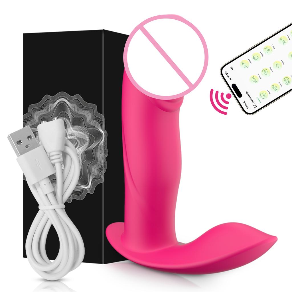 APP Control Wearable Dildo Vibrator for Women Clitoris Stimulator G-Spot Massager Female Anal Butt Plug Vibrating Adult Sex Toys